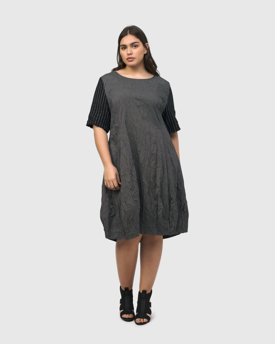 ALEMBIKA Demeter Relaxed Cocoon Dress, Mix