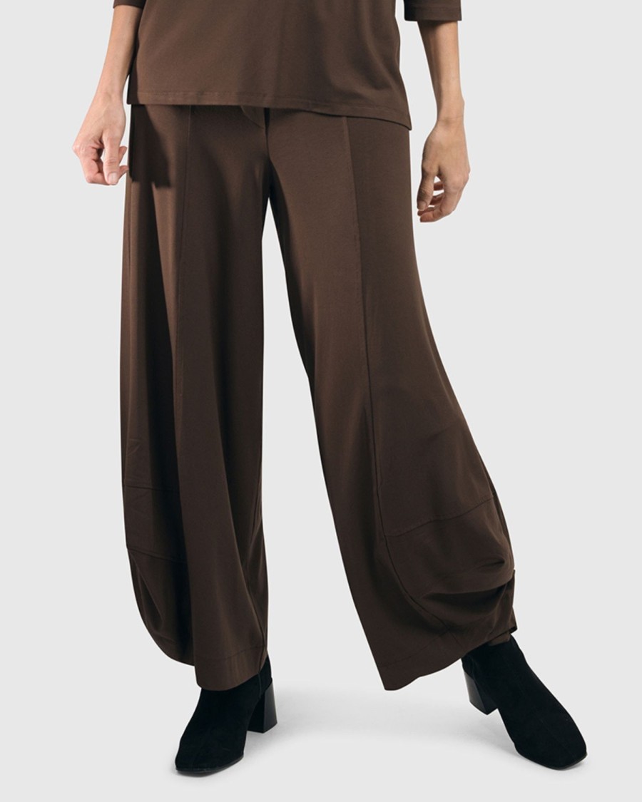 ALEMBIKA Essential Punto Pants, Tall, Coffee