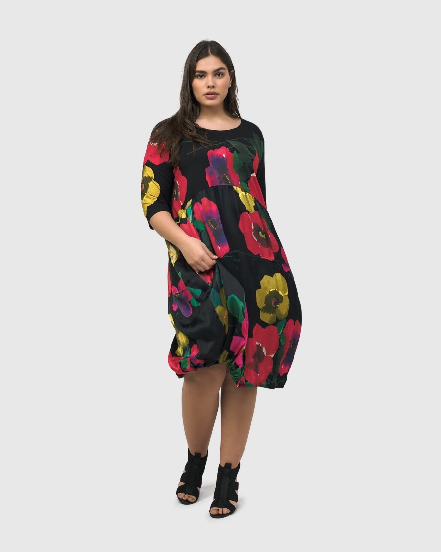 ALEMBIKA Poppy Relaxed Dress, Garden