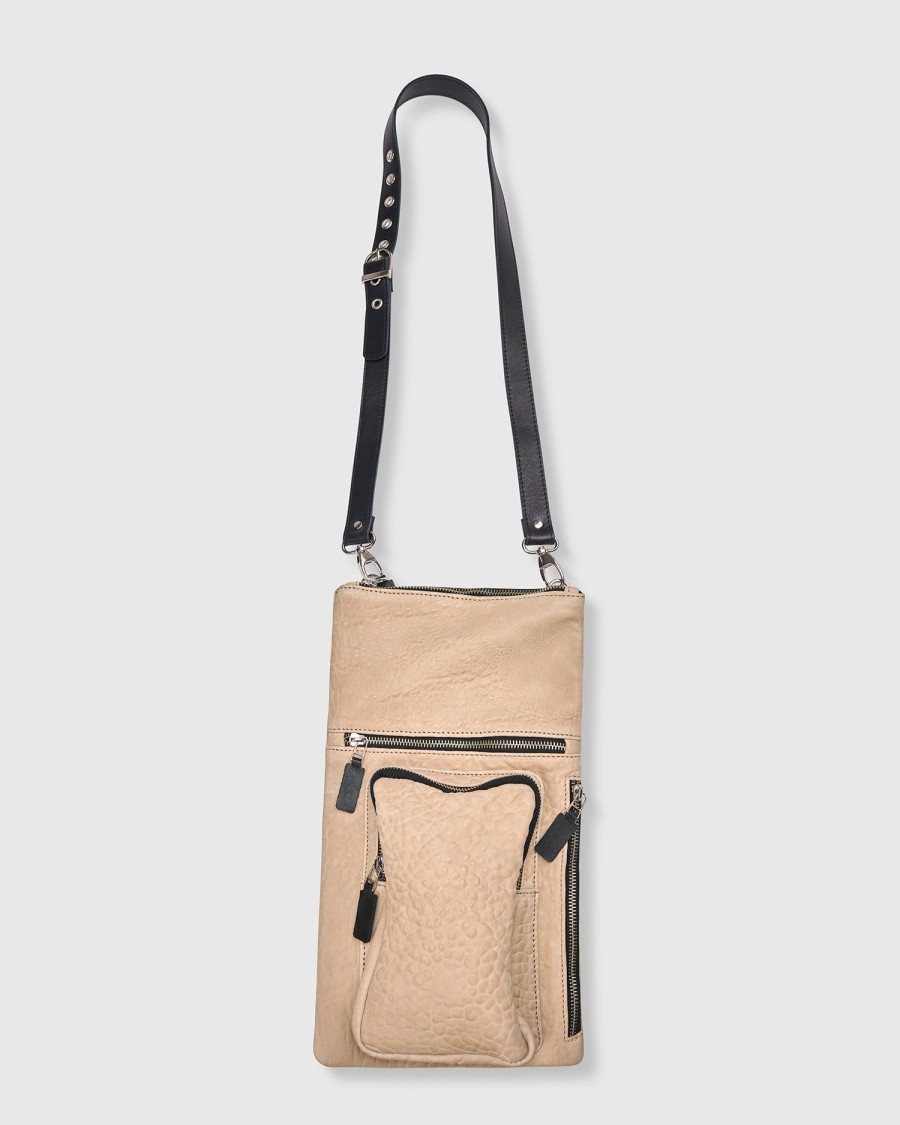 ALEMBIKA Flat Stash Pouch Bag, Nude