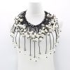 ALEMBIKA Faux Pearl Cape Necklace, Love Letter