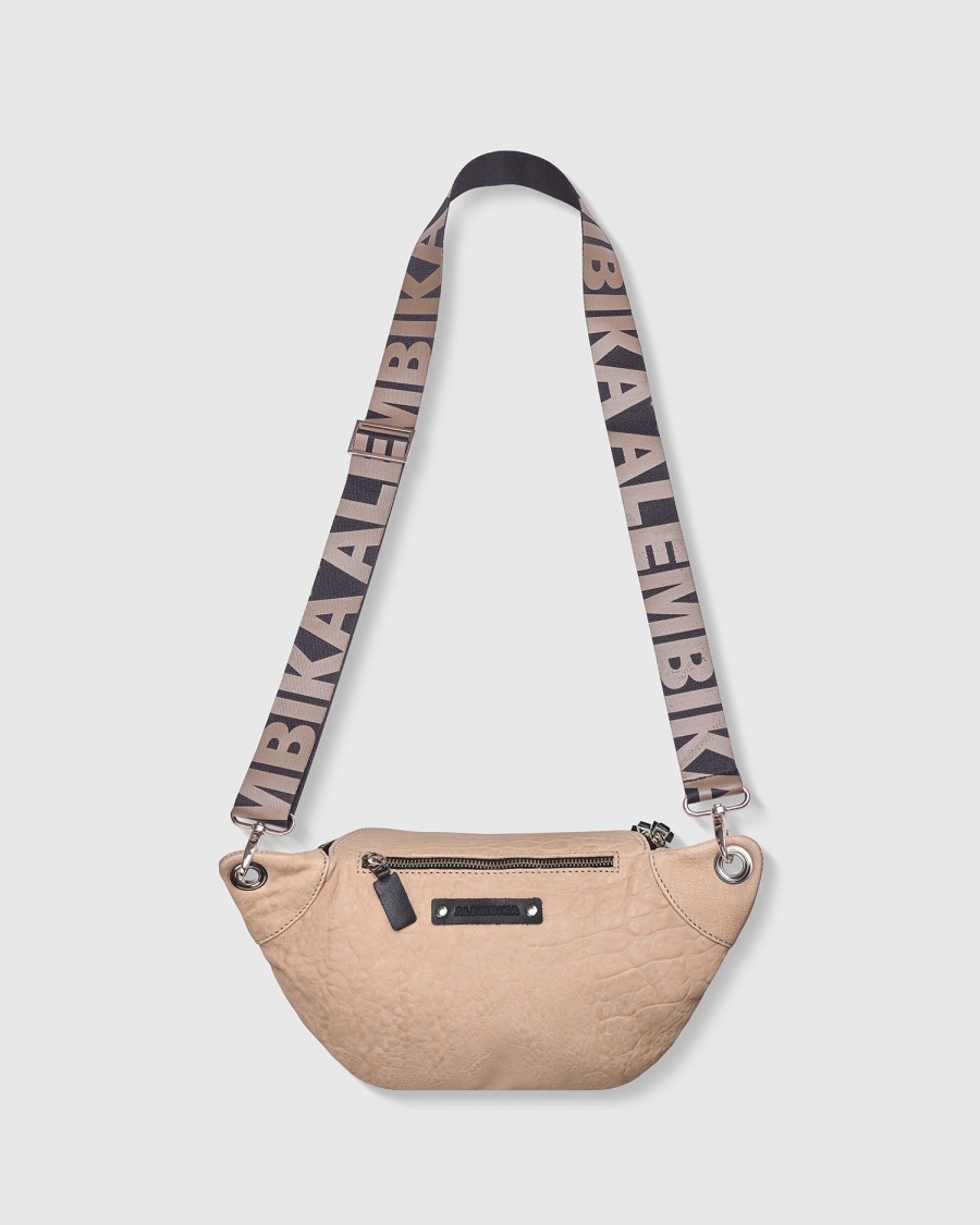 ALEMBIKA Crossbody Sling Bag, Nude