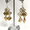 ALEMBIKA Aqua Chandelier Earrings, Gold