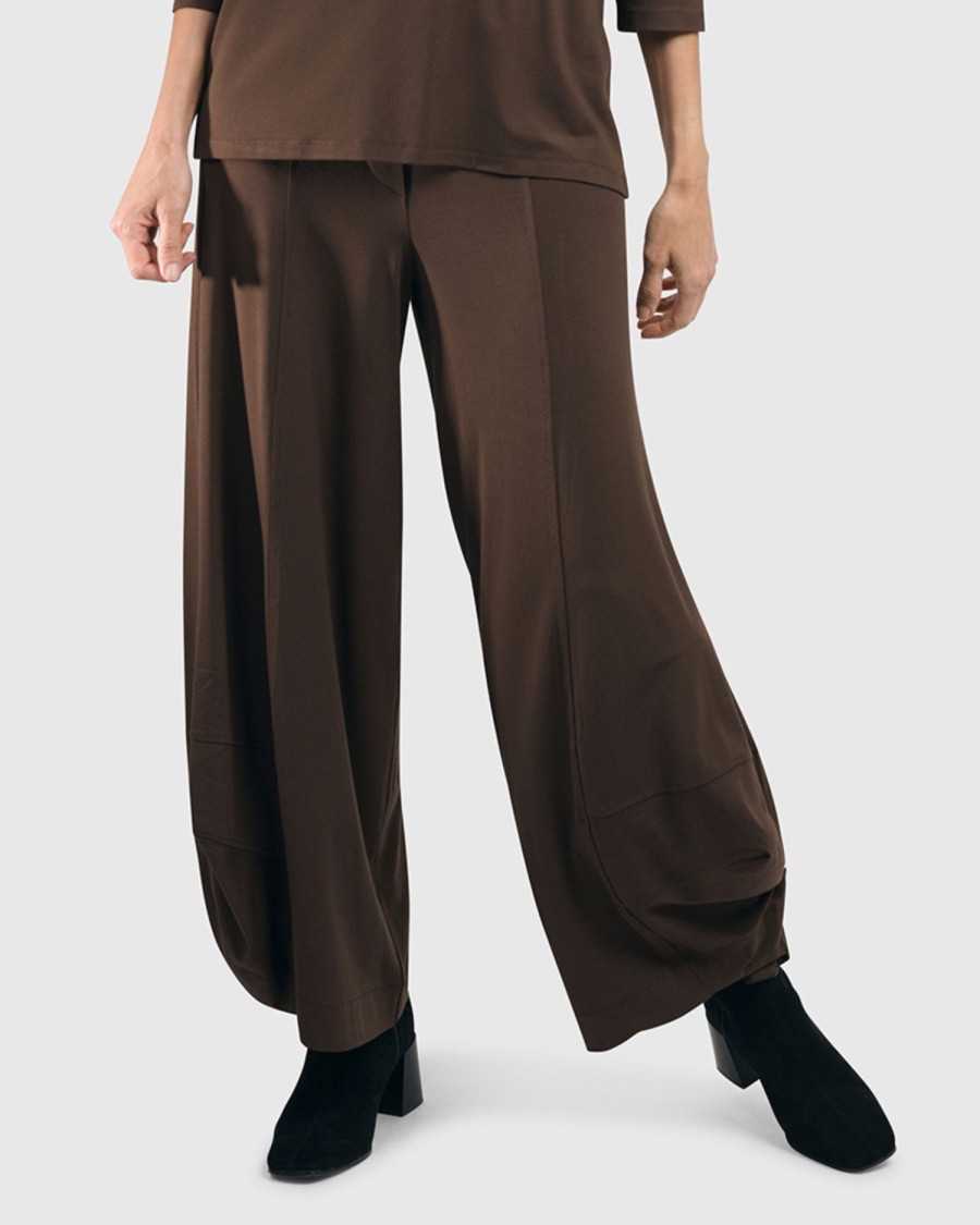 ALEMBIKA Essential Punto Pants, Tall, Coffee