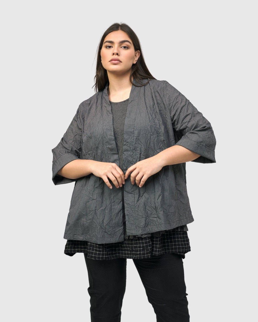 ALEMBIKA Pandora Woven Jacket, Net