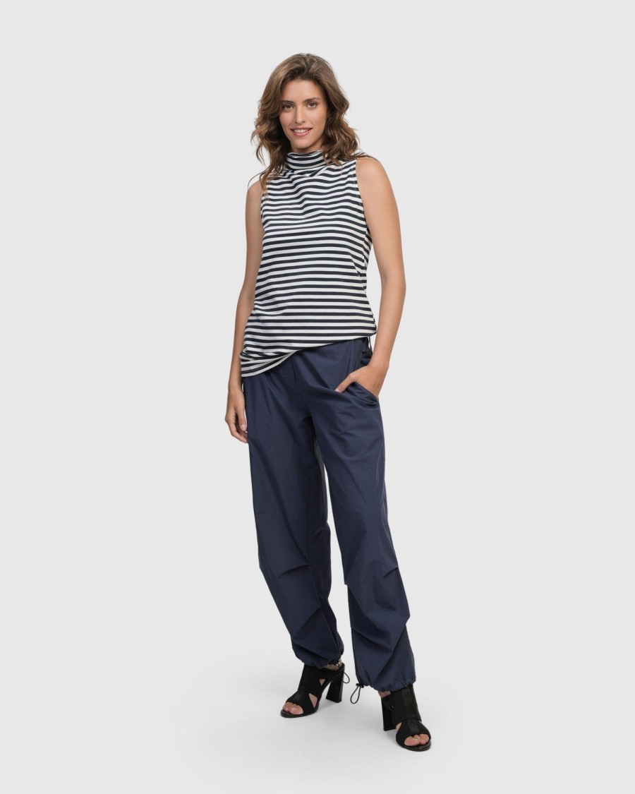 ALEMBIKA Urban Chica Cargo Pants, Navy