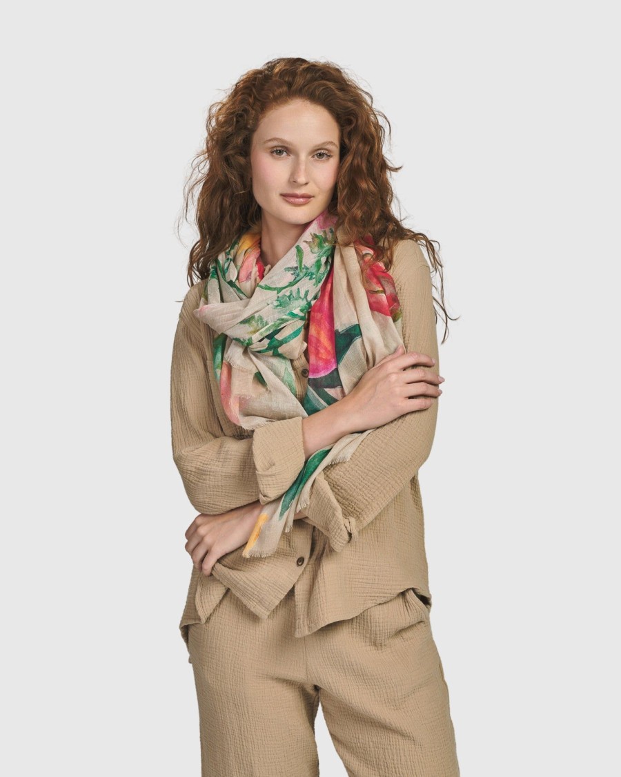 ALEMBIKA Primavera Scarf, Peony