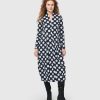 ALEMBIKA Piper Cocoon Dress, Circles