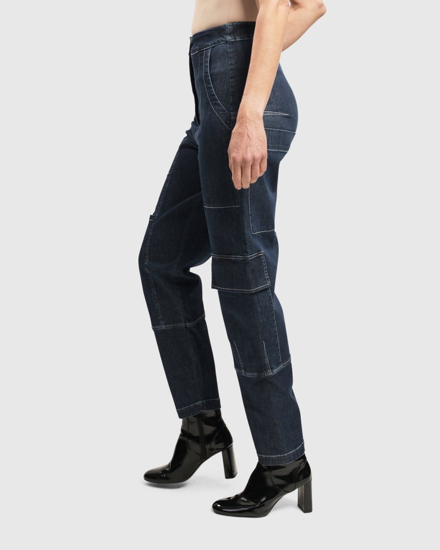 ALEMBIKA Urban Strut Pants, Denim