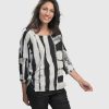 ALEMBIKA Charisma, Cutaway Boxy Top, Grunge