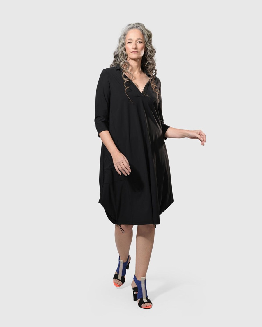 ALEMBIKA Tekbika Popover Dress, Black