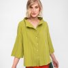 ALEMBIKA Ozai N Ku Pleated Crinkle Funnel Top, Olive