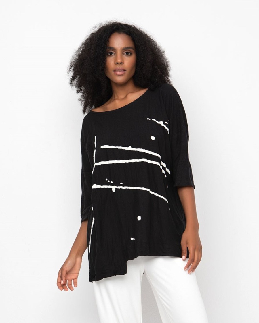 ALEMBIKA Ozai N Ku Inkblot Tee, Black