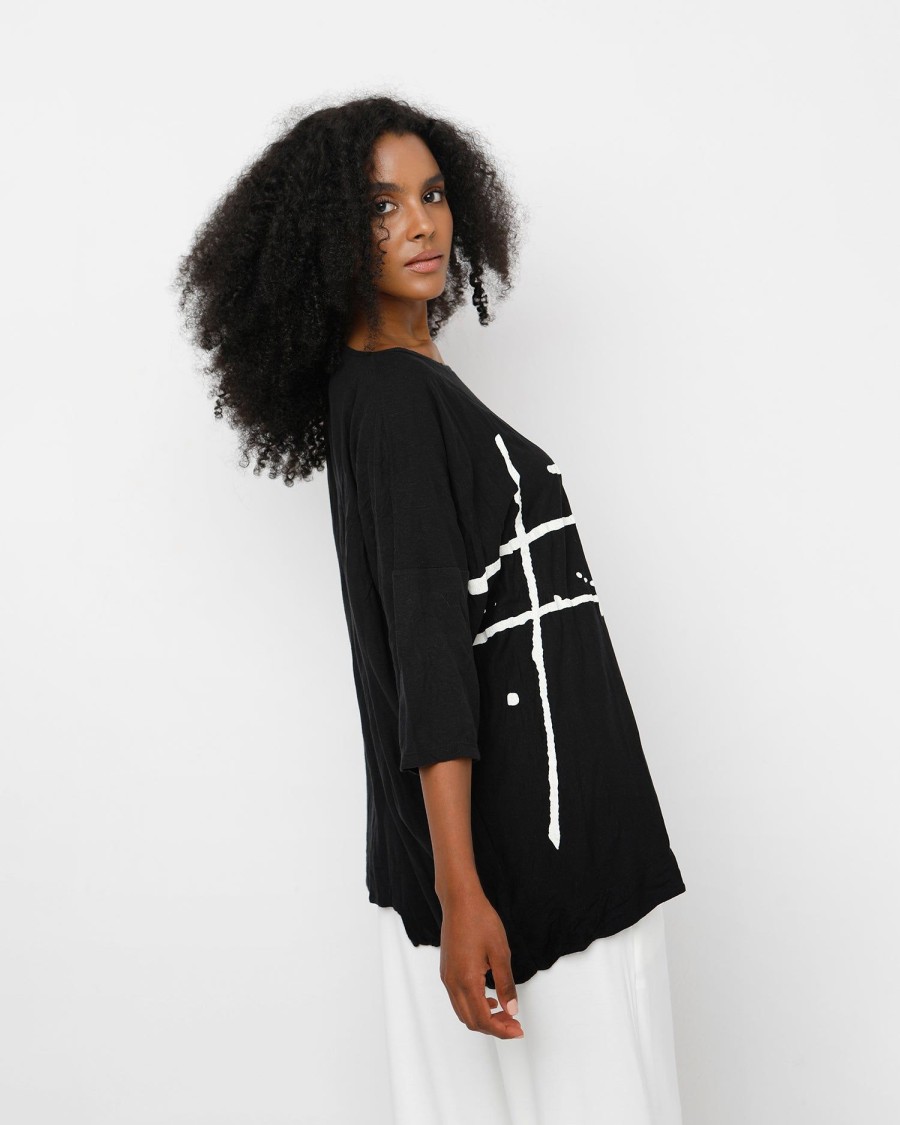 ALEMBIKA Ozai N Ku Inkblot Tee, Black