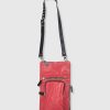 ALEMBIKA Flat Stash Pouch Bag, Vermillion