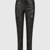 ALEMBIKA Iconic Stretch Jeans, Metallic Black