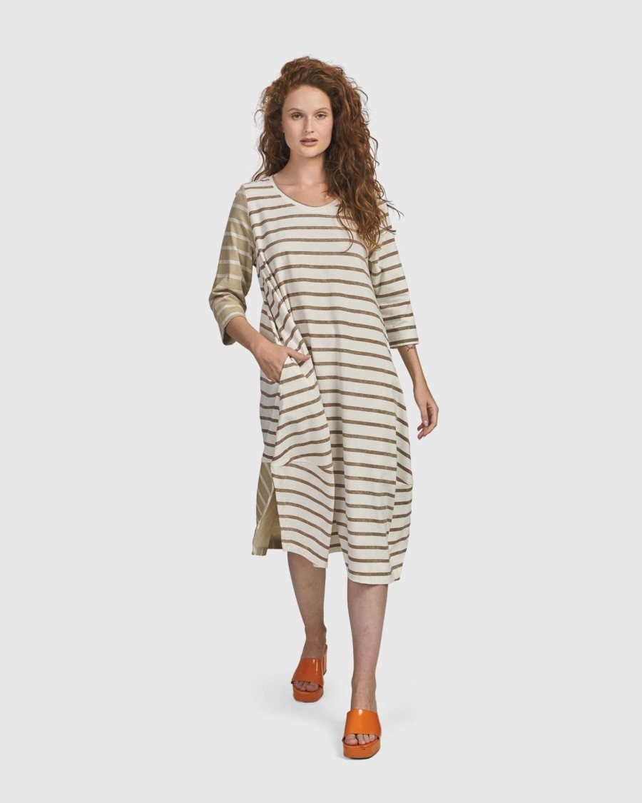 ALEMBIKA Oasis Caftan Dress, Cream