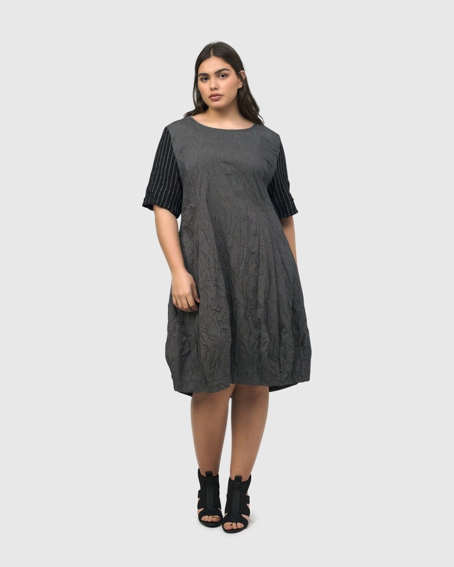 ALEMBIKA Demeter Relaxed Cocoon Dress, Mix