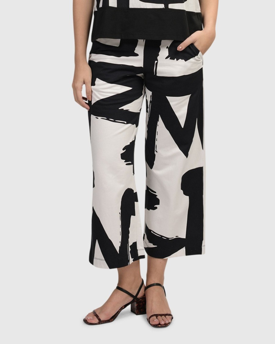 ALEMBIKA Urban Eden Wide-Leg Pants, Marker