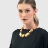 ALEMBIKA Glory Faceted Bead Necklace, Gold